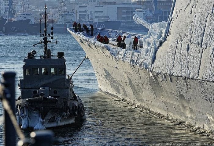 Во Владивосток пришли Корейские военные корабли