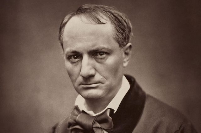 Шарль Бодлер, фрагмент фотографии Этьена Каржа. 1862 год.