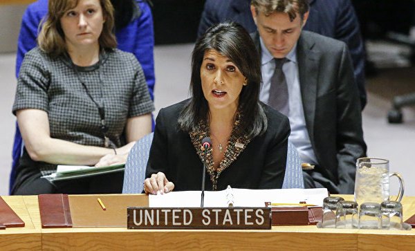 Резолюция США по Сирии лишит возможности наносить удары по террористам — Хейли Резолюция США по Сирии лишит возможности наносить удары по террористам — Хейли