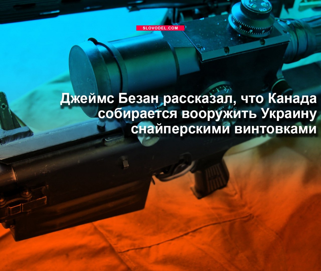 Джеймс Безан рассказал, что Канада собирается вооружить Украину снайперскими винтовками