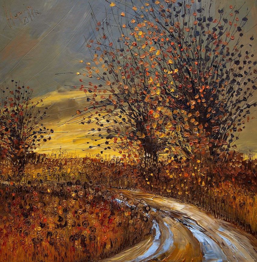 художник, Польша, пейзажи