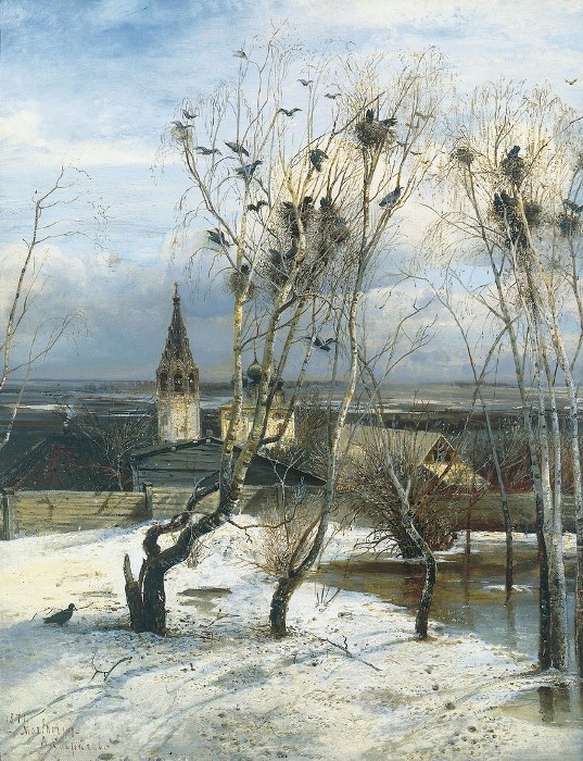 Алексей Саврасов, Грачи прилетели, 1871 Алексей Саврасов, Грачи прилетели, 1871