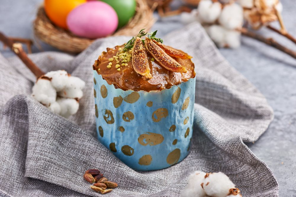 Готовим веганский кулич с кокосовой карамелью