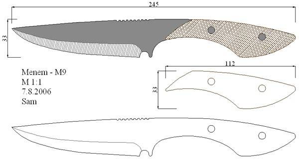 СХЕМЫ НОЖЕЙ НА ЛЮБОЙ ВКУС