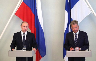 Путин обсудил с президентом Финляндии ситуацию на Украине Путин обсудил с президентом Финляндии ситуацию на Украине