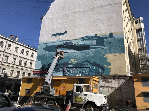 Новое граффити в Питере Санкт-Петербург, стрит-арт, граффити, художество, рисунок на стене, длиннопост