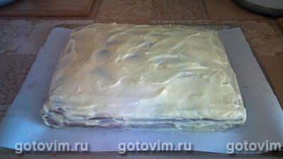 Фотографии рецепта Яблочный пирог «Волны Дуная», 09 Яблочный пирог «Волны Дуная», Шаг 09