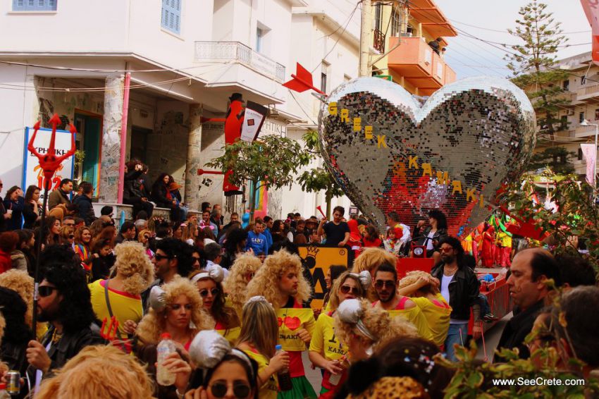 карнавал, фото, греция, крит