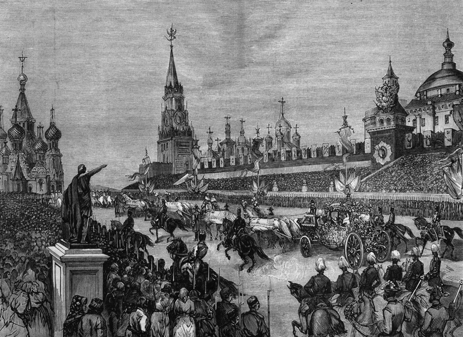 Оформление Москвы в дни коронации императора Александра III Оформление Москвы в дни коронации императора Александра III