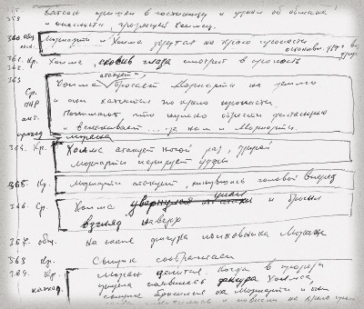 Режиссёрская разработка схватки