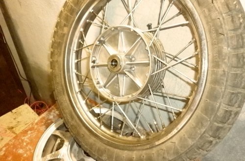 Almost standard wheel of IZH Jupiter.