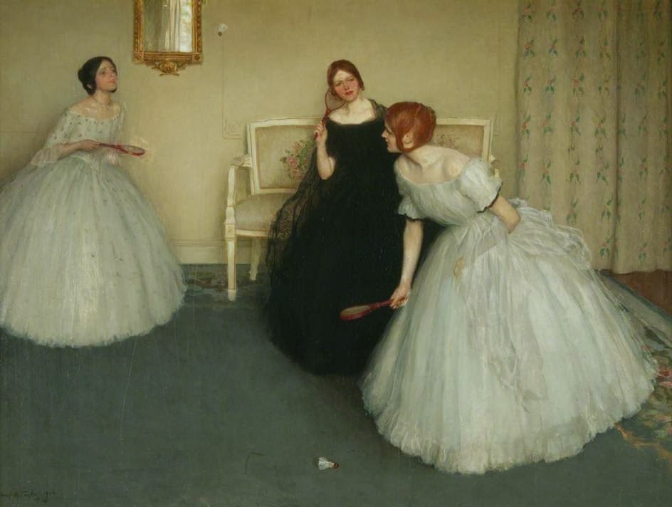 Страсть её таилась молча... Британский художник Leonard Campbell Taylor (1874 - 1969)