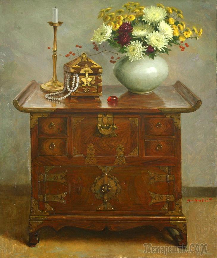 Корейская живопись. Ким Юн Сик - Kim Yun Sik (김윤식) (1933-2008). Республика Корея Корейская живопись. Ким Юн Сик - Kim Yun Sik (김윤식) (1933-2008). Республика Корея