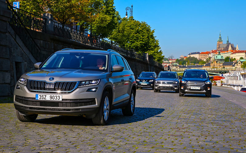 Skoda Kodiaq против конкурентов - битва пузотерок