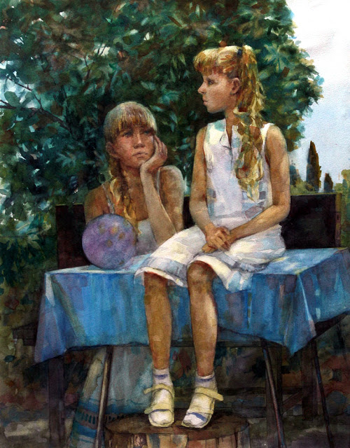 Павел Бушуев. Пейзажи, портреты
