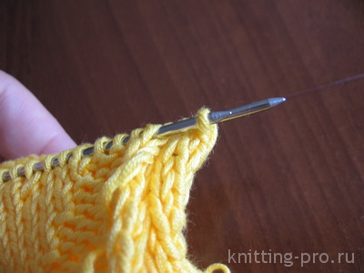 переносим петлю