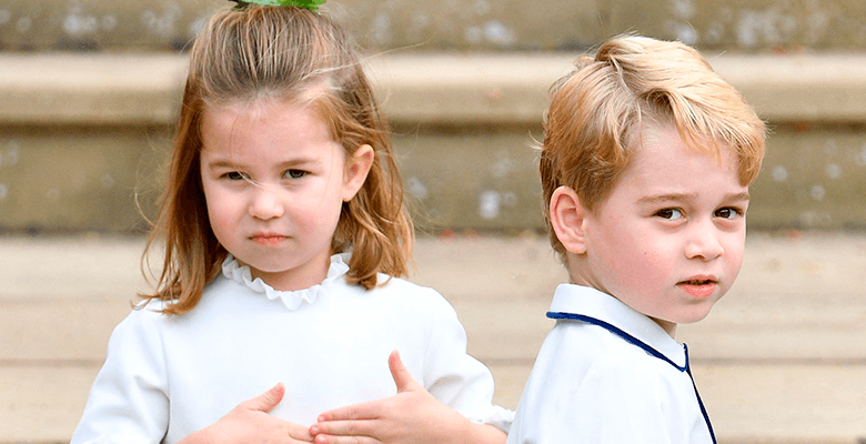 Принц Джордж и принцесса Шарлотта стоят друг за друга горой