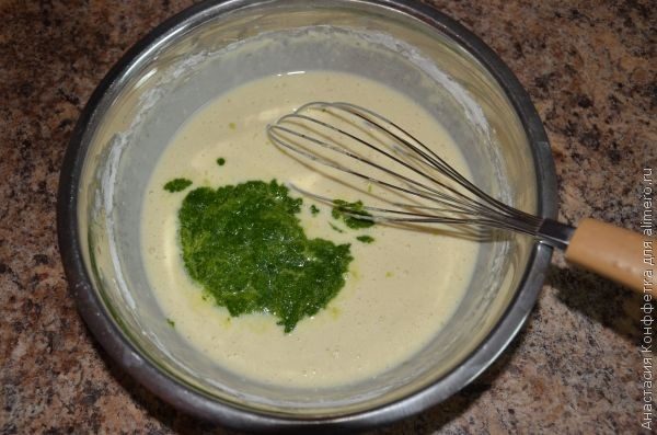 Ёлочка из блинов