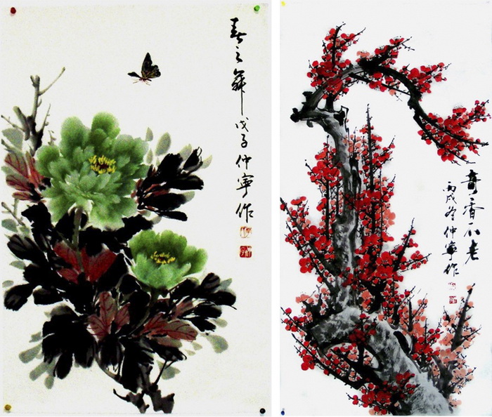 Китайские акварели от Chuan-Hong Li Китайские акварели от Chuan-Hong Li