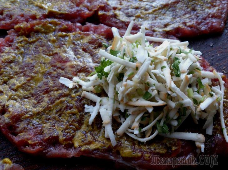 РУЛЕТИКИ ИЗ ГОВЯДИНЫ С КОПЧЁНЫМ СЫРОМ РУЛЕТИКИ ИЗ ГОВЯДИНЫ С КОПЧЁНЫМ СЫРОМ