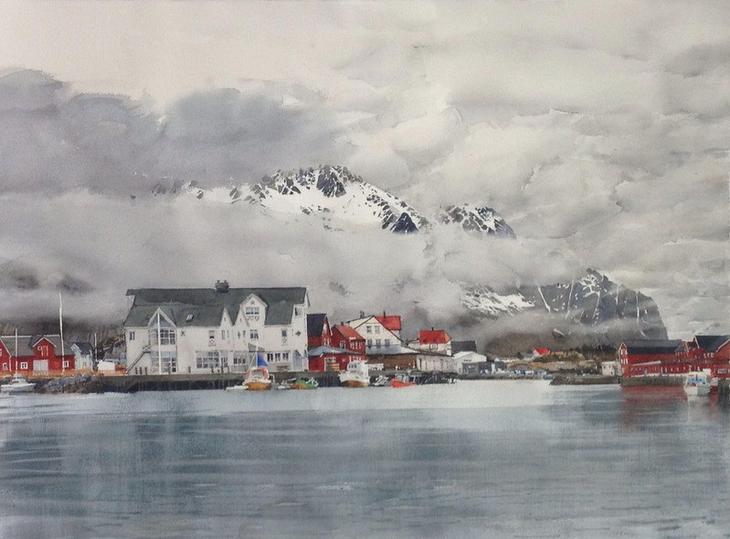 Stanislaw Zoladz. Гиперреализм. Вода акварелью. Акварель первая Stanislaw Zoladz. Гиперреализм. Вода акварелью. Акварель первая