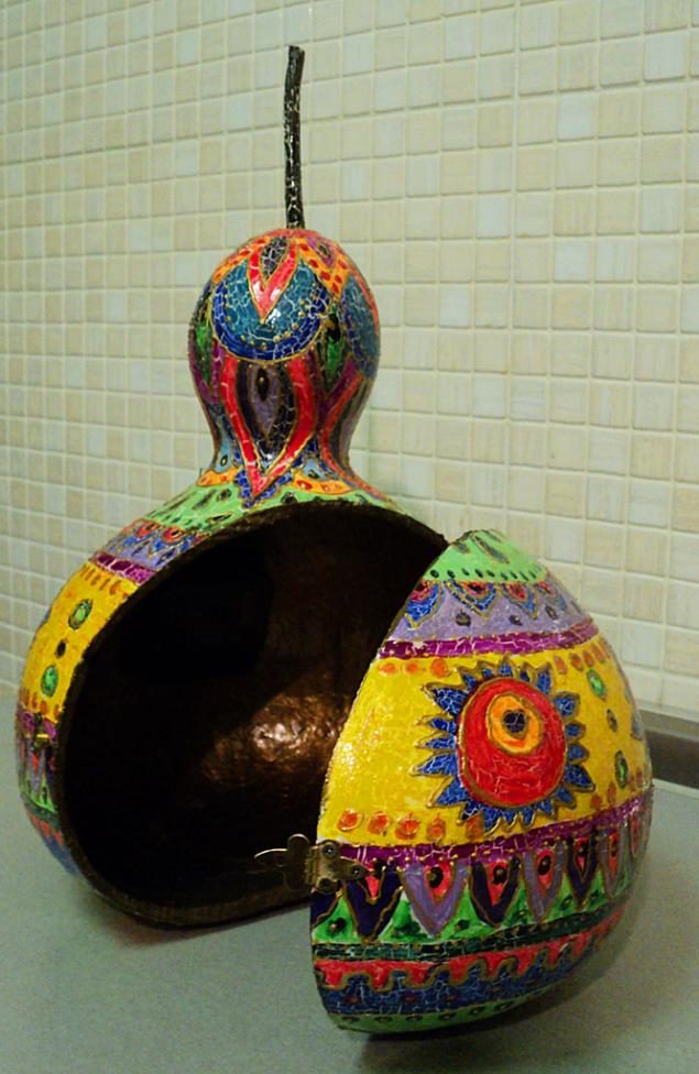 Часы из тыквы