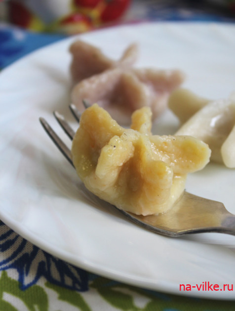 Пельмени из необычного цветного теста