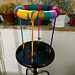 Necklace Display Stand, Colorful Recycled Silk