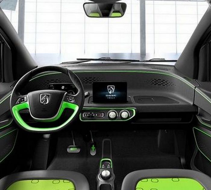 Салон Baojun E100. Салон Baojun E100.
