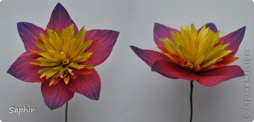 Поделка изделие Бумагопластика цветы из гофробумаги  мастер-класс Бумага гофрированная фото 11