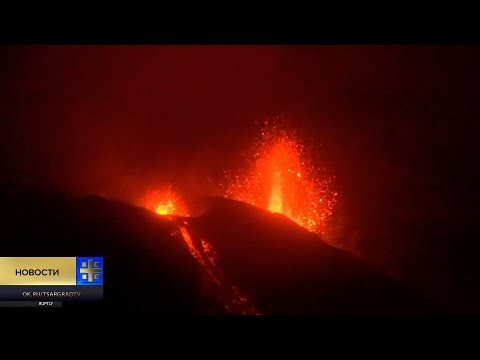 В Италии вулкан Стромболи извергается второй раз за два месяца