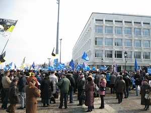 Шествие партии ВОЛЯ против НАТО в Ульяновске