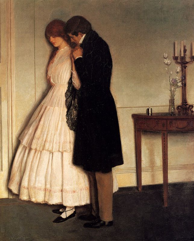 Страсть её таилась молча... Британский художник Leonard Campbell Taylor (1874 - 1969)