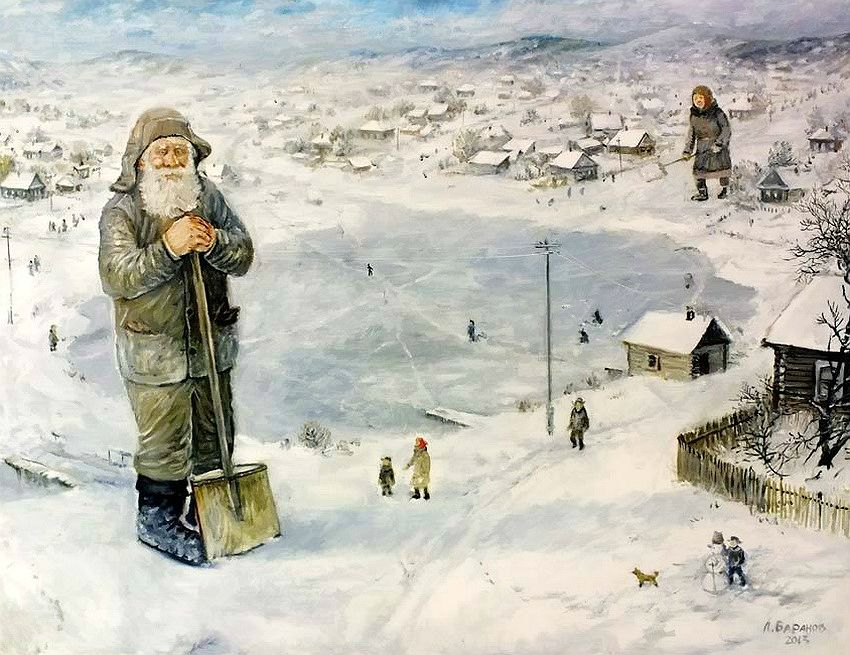 Зимой особенно хочется летать… Уральский художник Леонид Баранов Зимой особенно хочется летать… Уральский художник Леонид Баранов