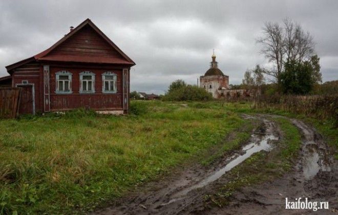 LРусская деревня VS европейская 20 фото которые заставят вас плакать