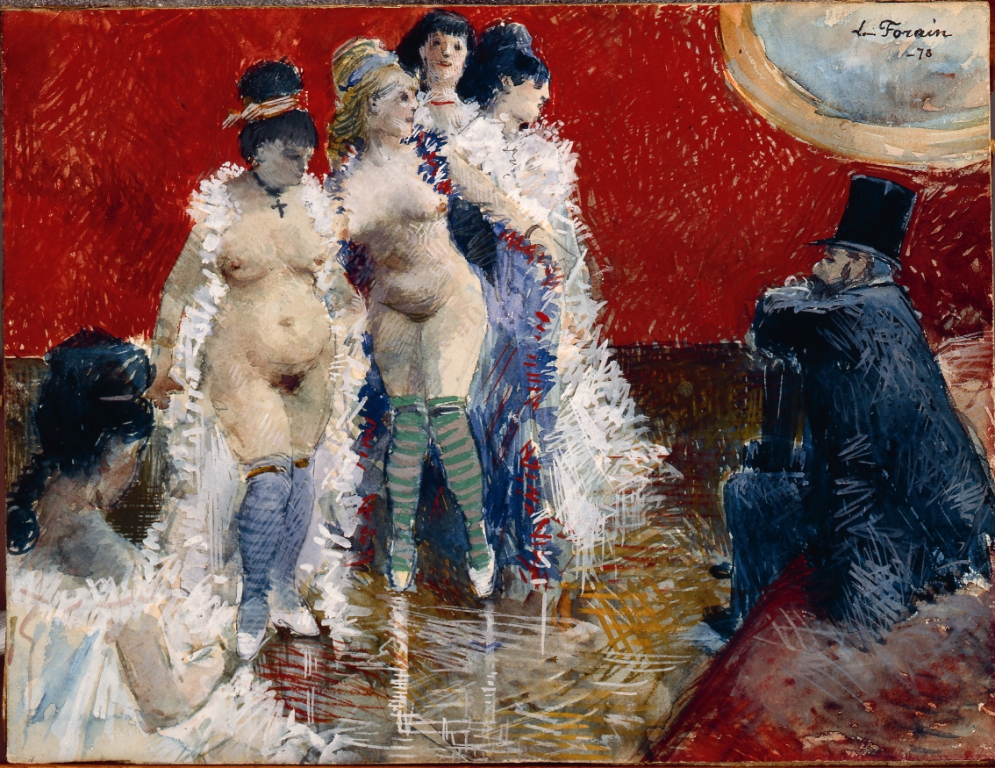 The client 1898, Jean-Louis Forain (1852–1931) The client 1898, Jean-Louis Forain (1852–1931)