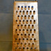 Earring stand ,Kitchen grater turns into an earring holder, gold leaf gilded, surrealistic style object,