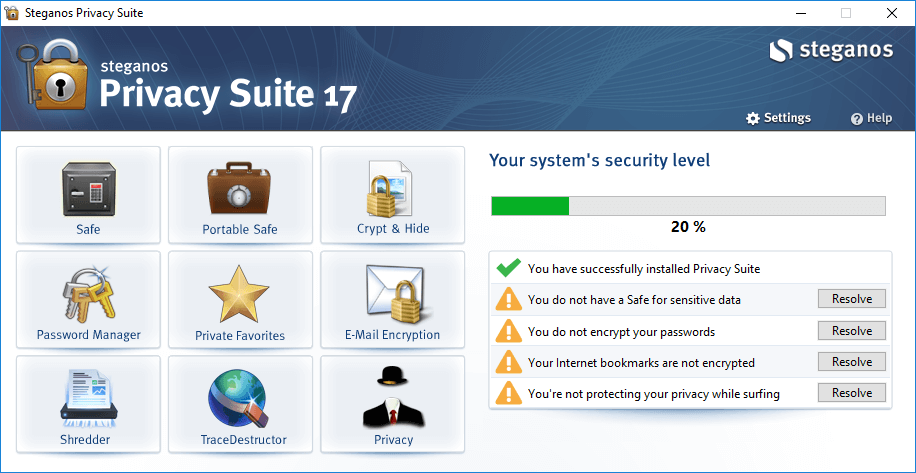 Steganos Privacy Suite 17 - бесплатная лицензия