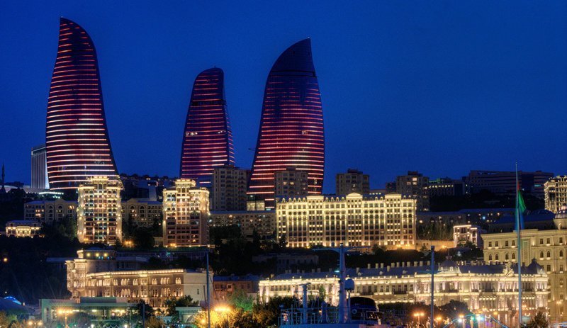 «Пламенные башни», Баку, Азербайджан красота, небоскребы, самый-самый, строительство, удивительное, фантастика