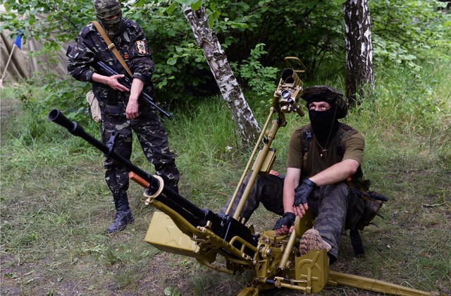 Бойцы батальона «Восток» в тренировочном лагере формирования в Донецкой области Украины. Фото: Максим Блинов / РИА Новости