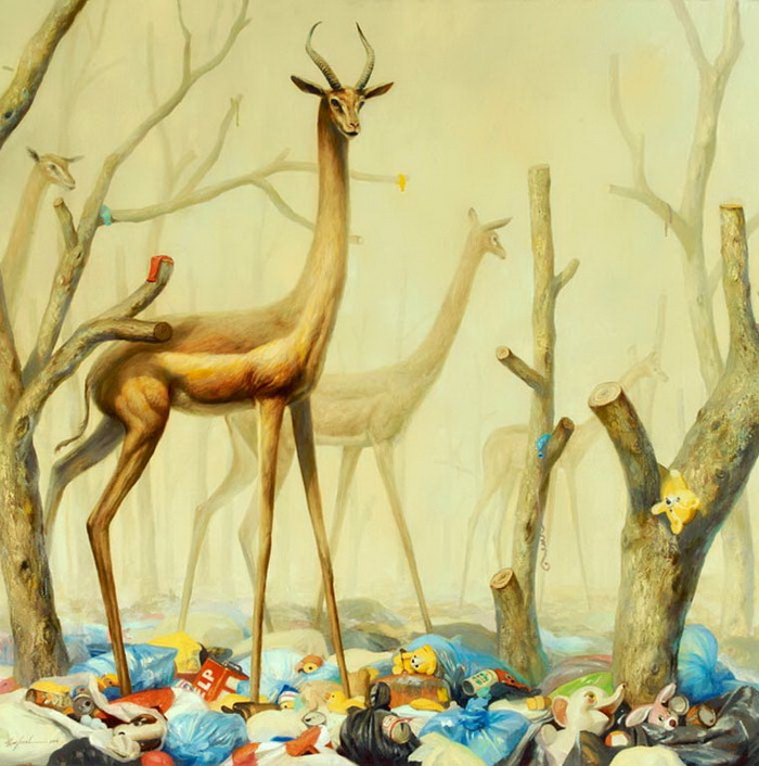 Экосистема планеты, сюрреализм Martin Wittfooth