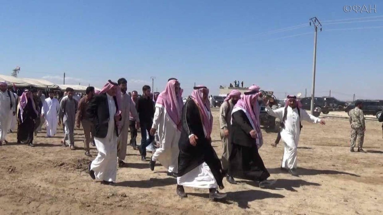 Сирия: старейшины арабских племен заявили о поддержке САА — видео ФАН