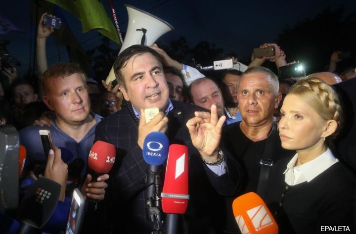 На Киев! Саакашвили сделал заявление На Киев! Саакашвили сделал заявление