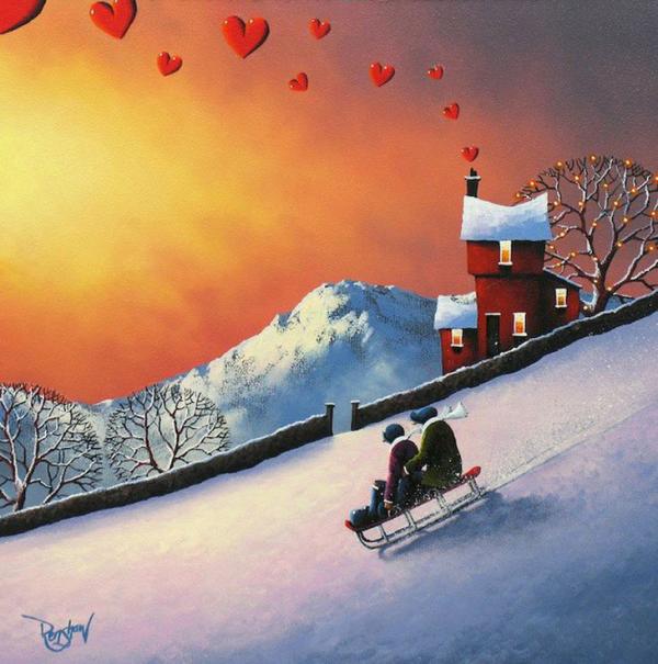 David Renshaw 12600 605 Романтические и яркие картины Дэвида Реншоу (David Renshaw)