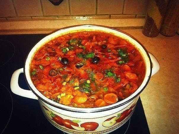 ВКУСНЕЙШАЯ СОЛЯНКА