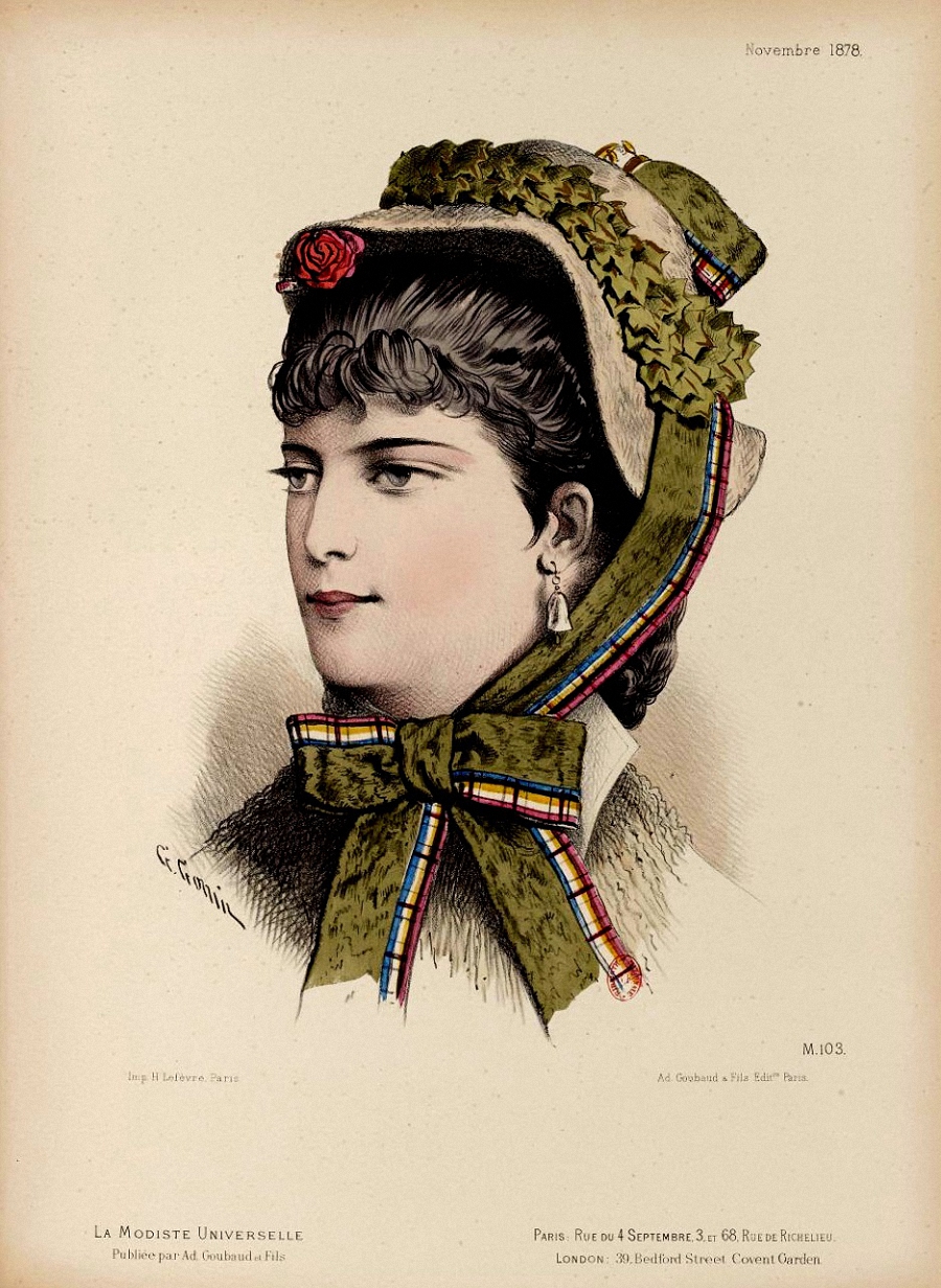 ШЛЯПКИ. ПАРИЖ 1876-1879