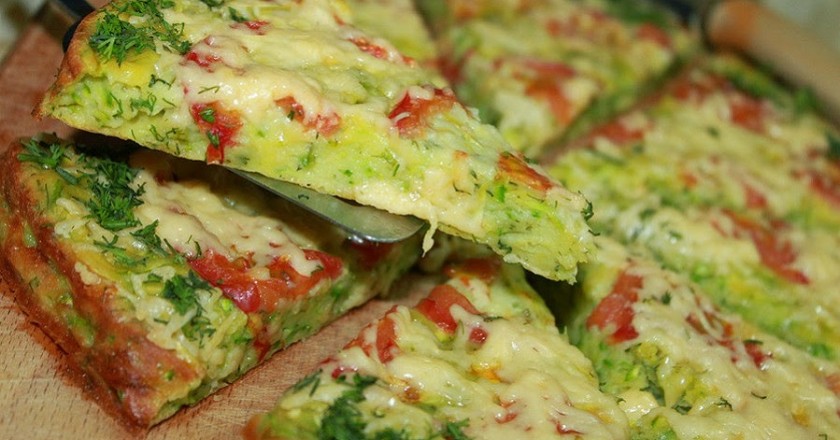 Кабачковая пицца