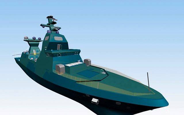 Корвет Sa’ar 6. Совместный проект для ВМС Израиля