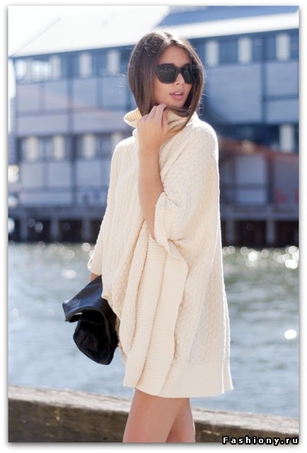 Свежие образы со свитерами oversize Свежие образы со свитерами oversize