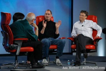 Стив Джобс и Билл Гейтс 2